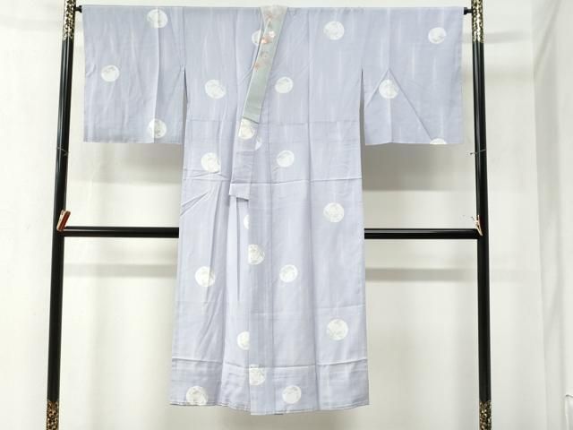 平和屋着物 長襦袢 無双仕立て 草花丸文 半衿刺繍 正絹 yc