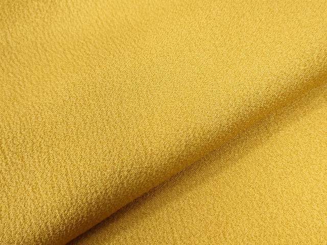 上質な色無地 山吹茶色