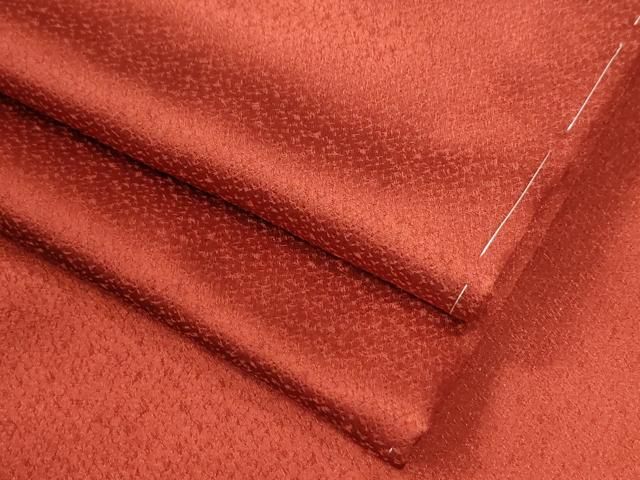 平和屋着物 上質な色無地 深緋色 正絹 yc