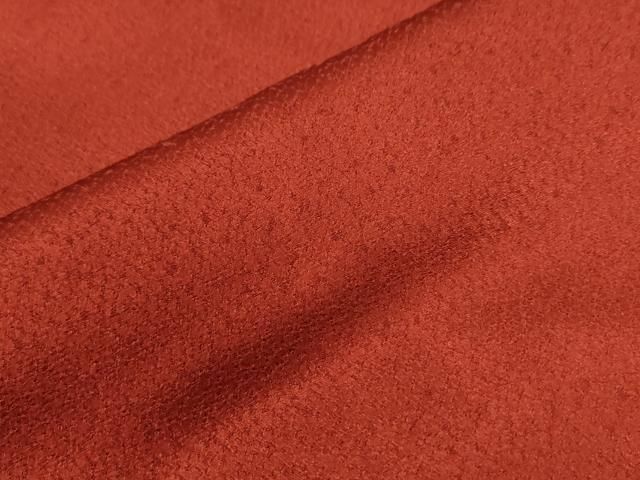  平和屋着物 上質な色無地 深緋色 正絹 yc 色無地 着物