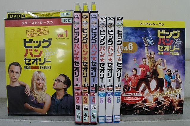 DVD ビッグバンセオリー シーズン1～5 全28巻 ケース無し発送 レンタル落ち Z 2 D 1442