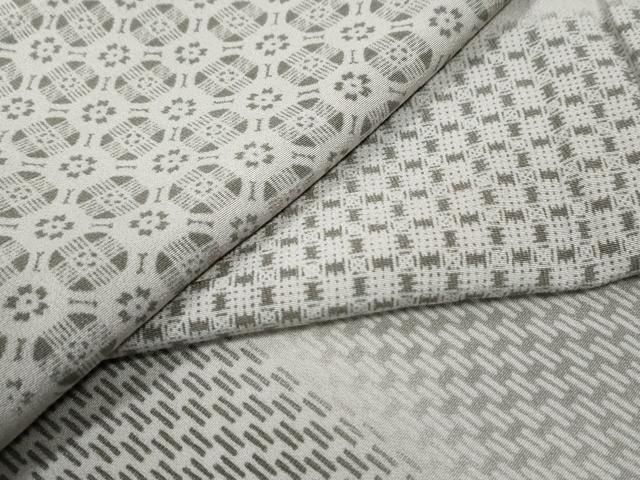 平和屋着物 上質な小紋 吉祥文 暈し染め 正絹 yc