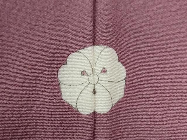  平和屋着物 上質な色無地 長春色 正絹 yc 色無地 着物