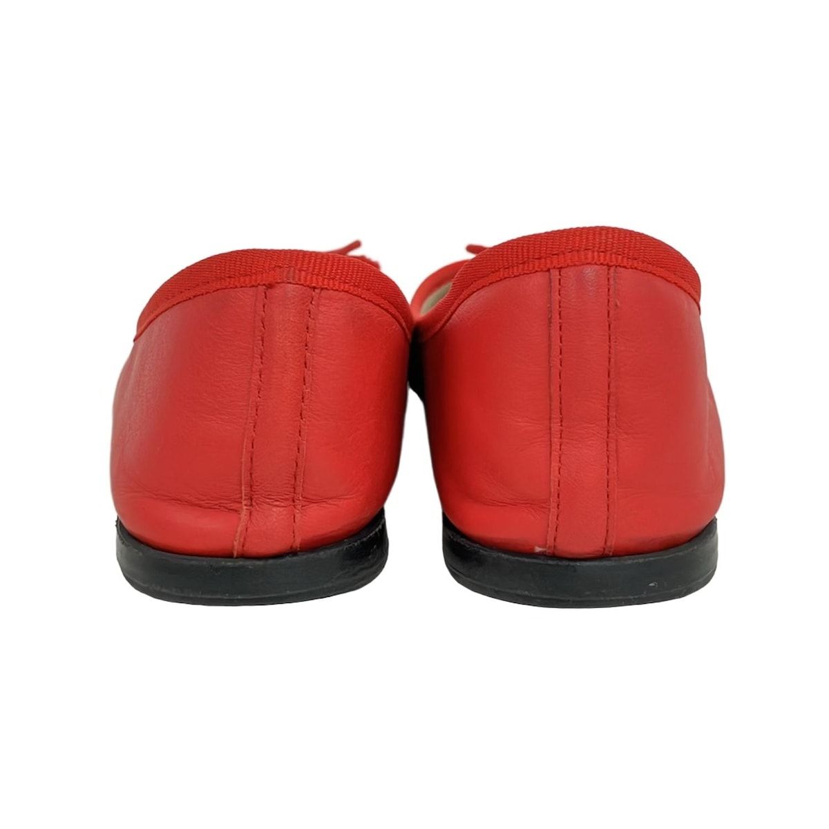 repetto(レペット) フラットシューズ 38 レディース - レッド レザー