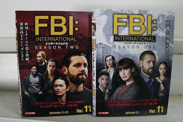DVD FBI インターナショナル シーズン1～2 全22巻 ケース無し発送 レンタル落ち Z 2 D 1346