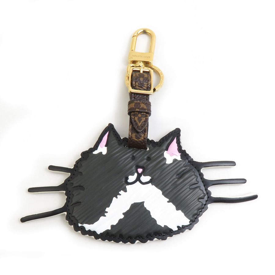 ルイ ヴィトン LOUIS VUITTON キーリング チャーム キャットグラム