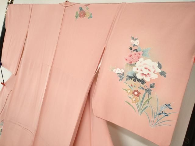  平和屋着物 訪問着 草花籬文 暈し染め 金銀彩 正絹 ud 訪問着 付け下げ 着物