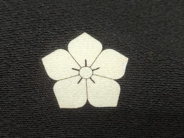  平和屋着物 本加賀友禅作家 土田外男 黒留袖 地紙草花文 正絹 ud 黒留袖 着物