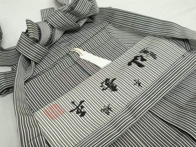 平和屋1□男性 馬乗り袴 縞 逸品 未使用 1tx0277 平和屋本店○