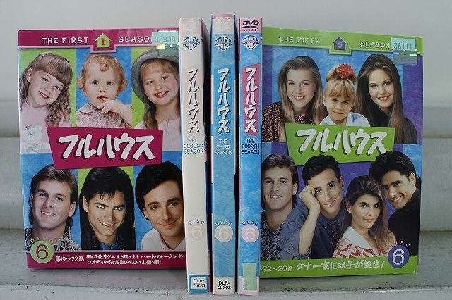 DVD フルハウス シーズン1～5 全30巻 ※ケース無し発送 レンタル落ち