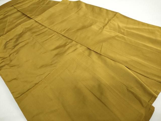 平和屋着物 男性 馬乗り袴 黄唐茶色 正絹 ud 袴 着物 浴衣