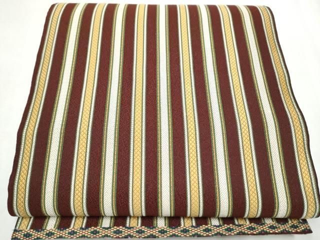 平和屋着物 西陣 津村織物謹製 六通柄袋帯 吉野間道 正絹 hy