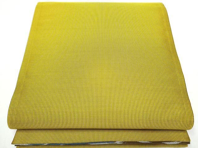 平和屋着物 六通柄袋帯 唐織 銘仙 霞吉祥文 金糸 正絹 hy