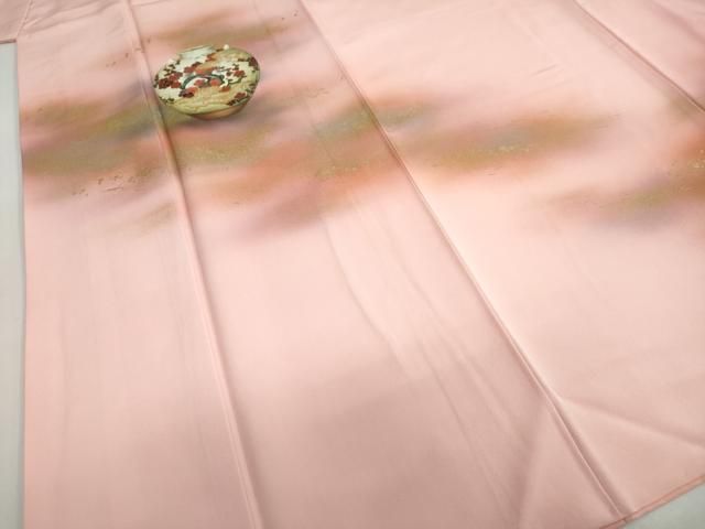 訪問着 陶器梅文