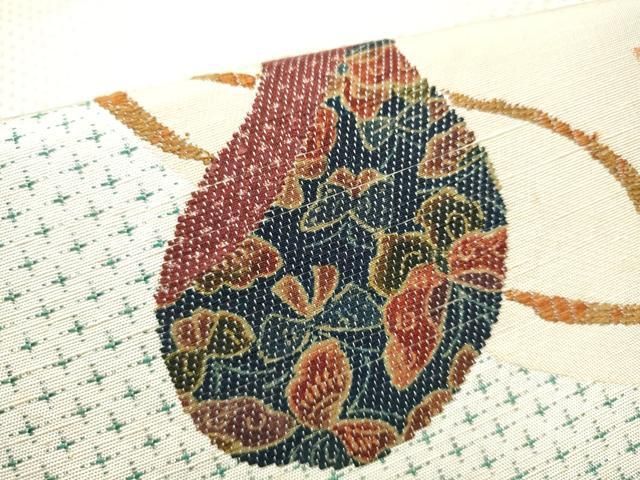 瓢箪蔦の葉文 金糸