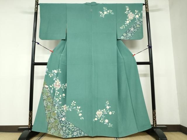 平和屋着物 訪問着 洋花文 正絹 ud