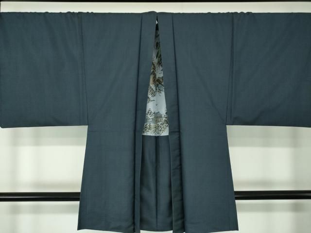 平和屋着物○男性 本場大島紬 アンサンブル・長襦袢(袷)セット キング