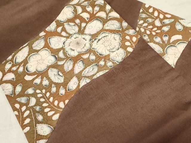 平和屋着物 九寸名古屋帯 絞り 辻が花 正絹 dy