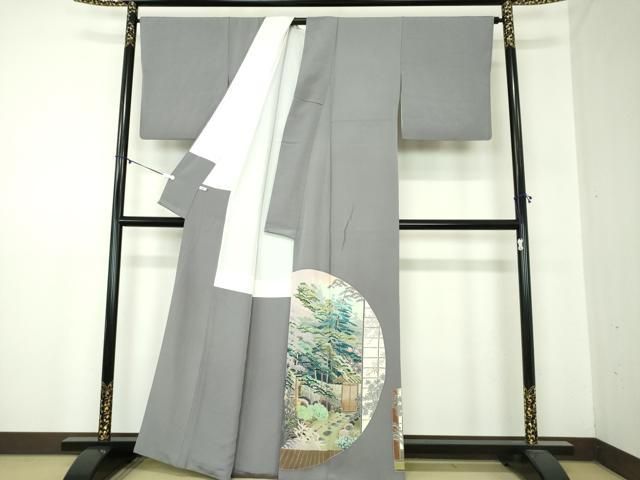 平和屋着物 本加賀友禅作家 西尾翠峰 色留袖 東福寺 正絹 ps