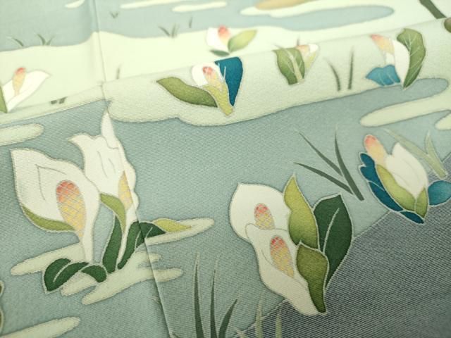 水芭蕉 暈し染め