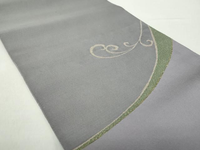  平和屋着物 西陣 石川つゞれ 爪掻き本綴れ 八寸名古屋帯 作家物 唐草文 証紙 共 き 正絹 ps 名古屋帯 帯