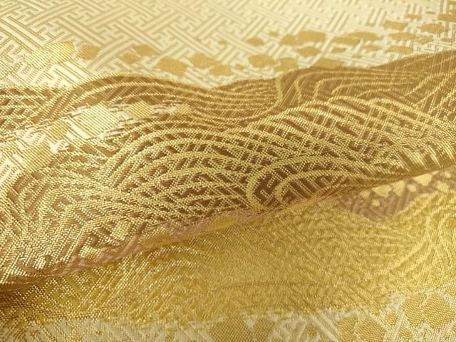 平和屋着物○本場筑前博多織 草木染 手織工房 染匠：小森久 両面 全通