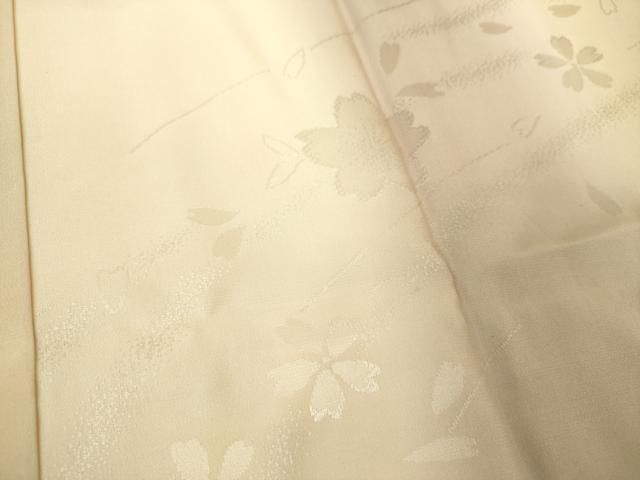  平和屋着物 上質な長襦袢 袷 流水桜地紋 暈し染め さが美扱い 正絹 ps 長襦袢 長襦袢 半襦袢