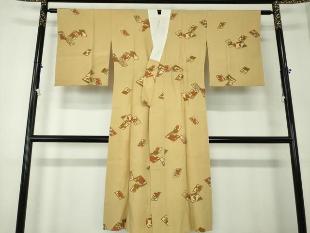 平和屋着物 上質な長襦袢 無双仕立て 花札 金彩 正絹 ps