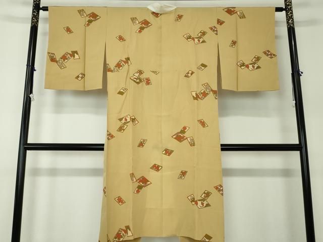 平和屋着物 上質な長襦袢 無双仕立て 花札 金彩 正絹 ps