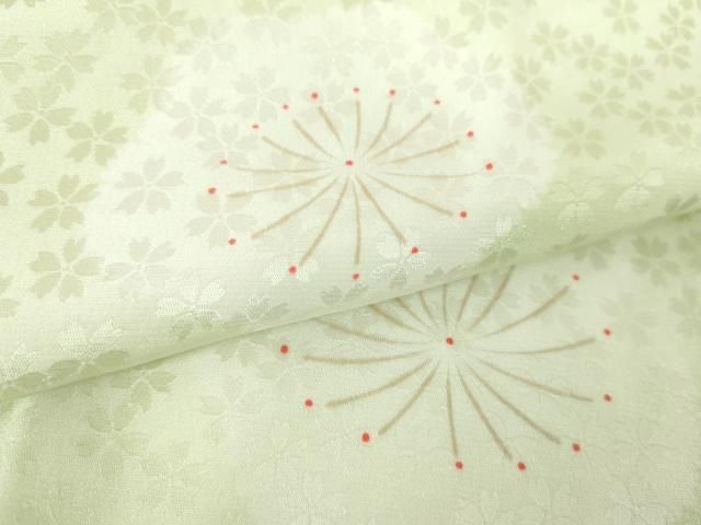  平和屋着物 上質な長襦袢 無双仕立て 舞花文 正絹 ps 長襦袢 長襦袢 半襦袢