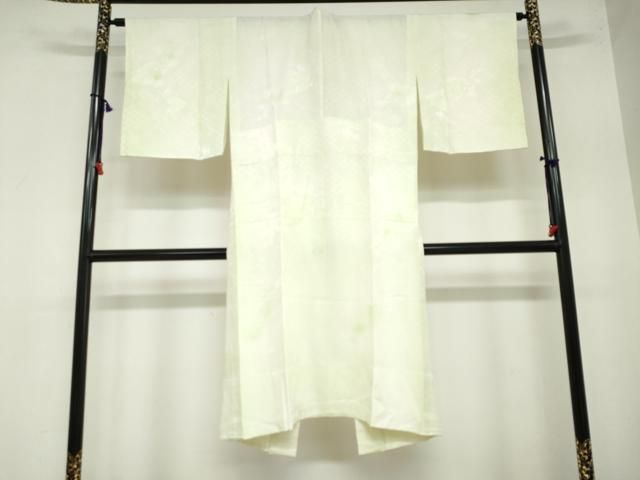 平和屋着物 長襦袢 無双仕立て 扇面草花地紋 暈し染め やまと誂製 正絹 ud