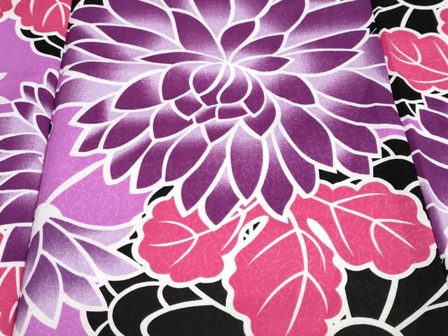  平和屋着物 小振袖 二尺袖 草花文 洗える着物 ud 振袖 着物