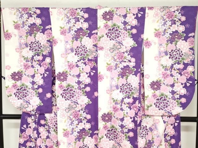 平和屋着物○H・L（アッシュエル） HENRI-LUC CHAPUIS 小振袖 二尺袖