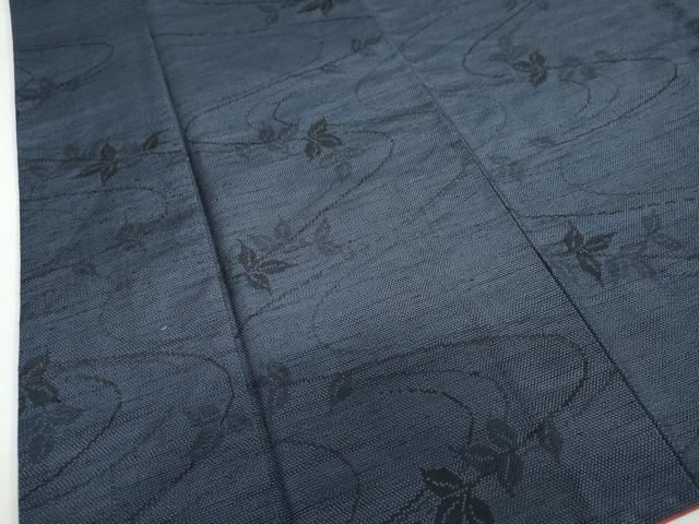 流水枝葉文 正絹