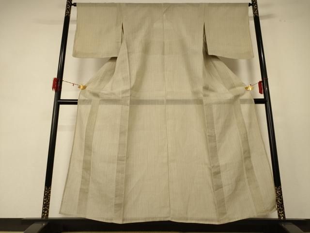平和屋着物 夏物 上布 縞 麻 jd