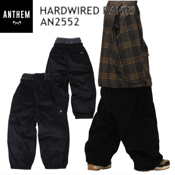 ☆ Mｻｲｽﾞ 25-26 ANTHEM HARDWIRED PANTS カラー:CORDUROY BLACK AN2552