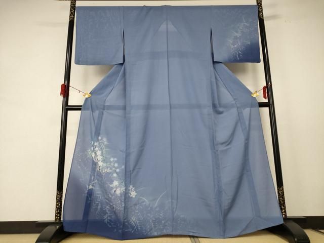 平和屋着物 夏物 訪問着 絽 草花文 正絹 jd