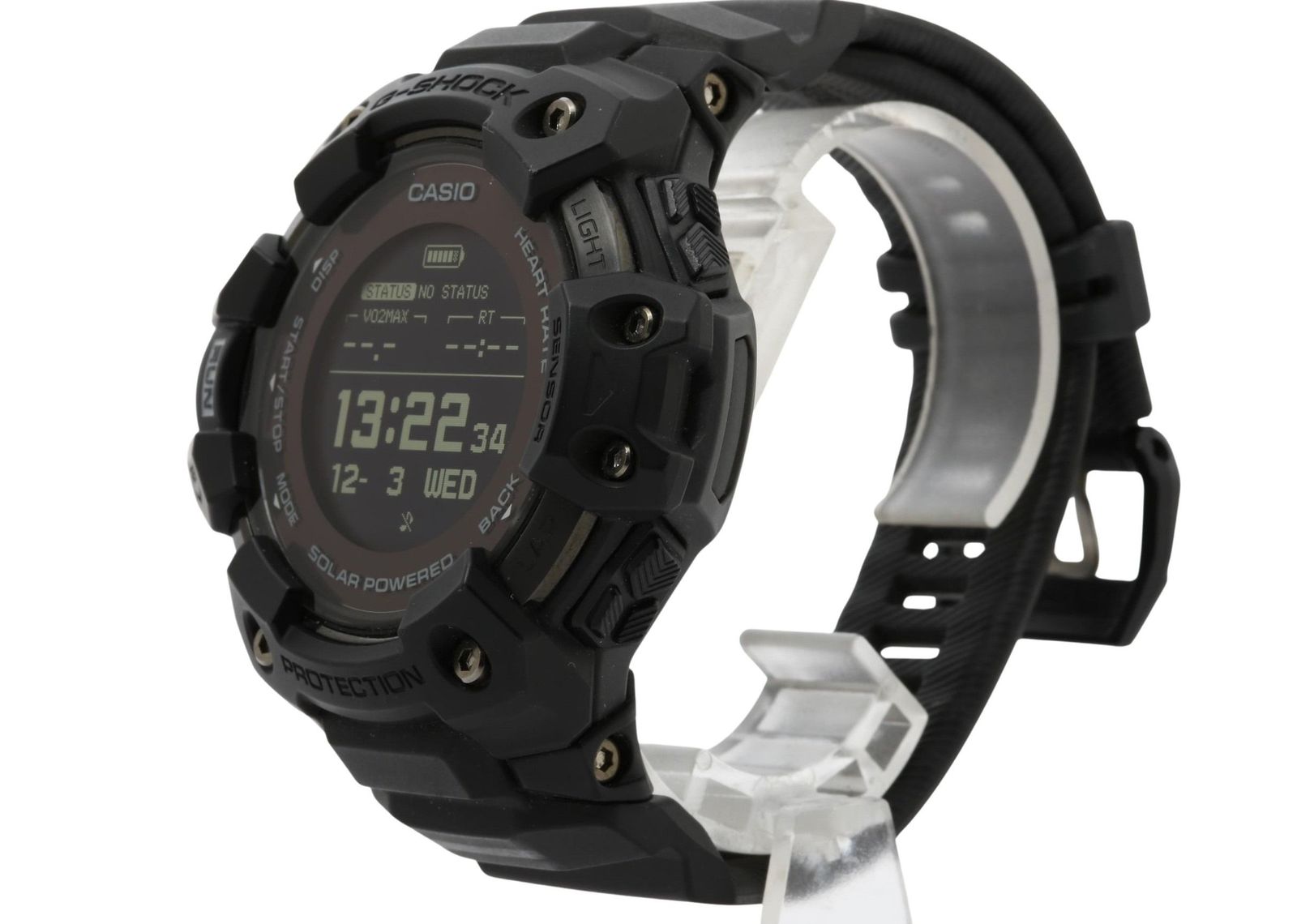 CASIO カシオ 時計 GSHOCK GSQUAD SERIES ブラック 樹脂 ステンレススチール メンズ デジタル