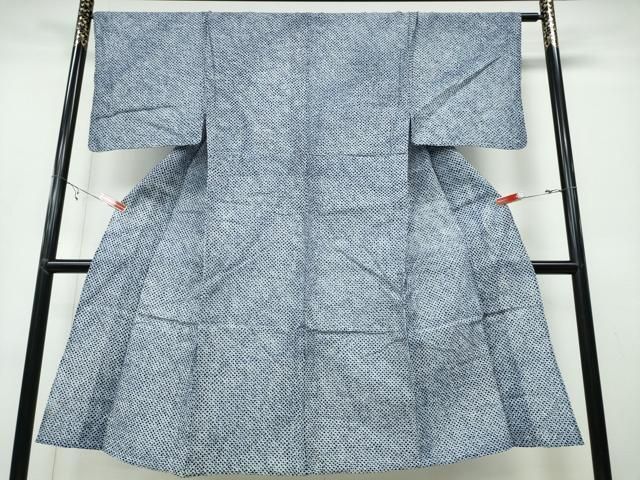 平和屋着物∴夏物 男性 浴衣 有松鳴海絞り 三浦絞り 綿 逸品