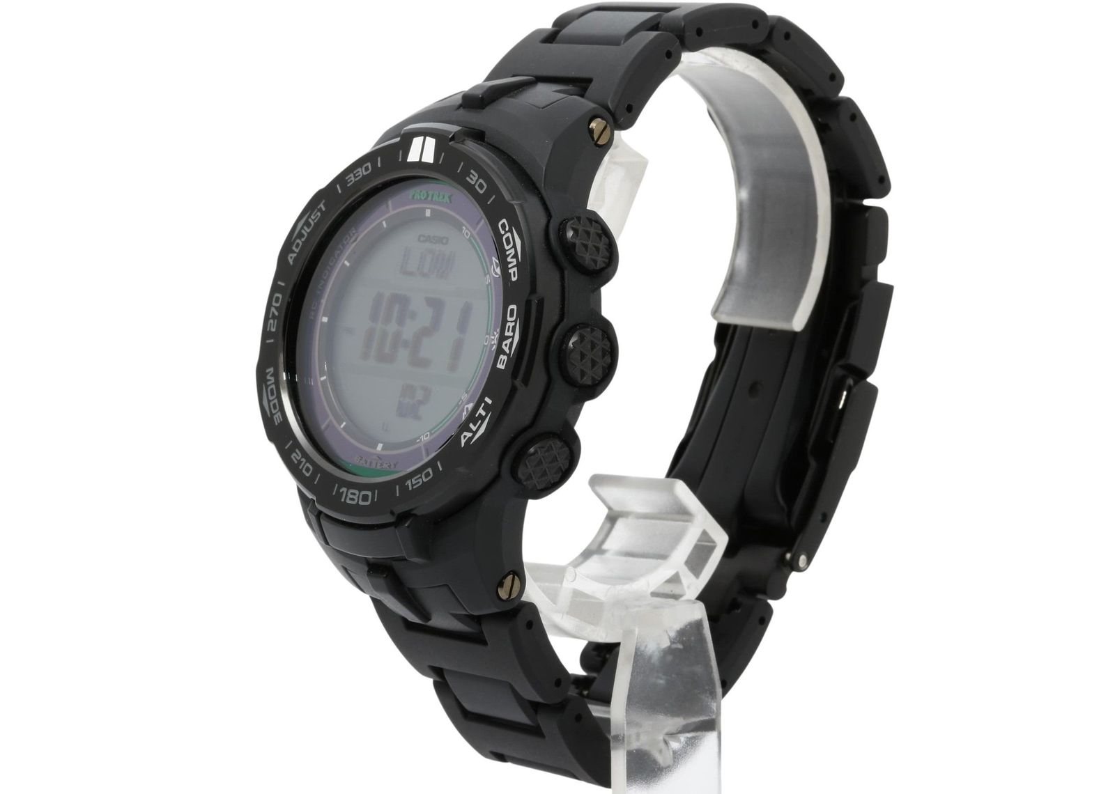 CASIO カシオ 時計 プロトレック ブラック 樹脂 ステンレススチール メンズ デジタル 超