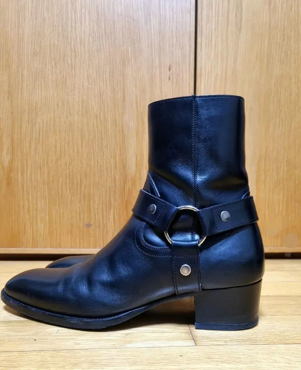 42) Saint Laurent サンローラン ワイヤー ハーネス ブーツ 26.5サイズ