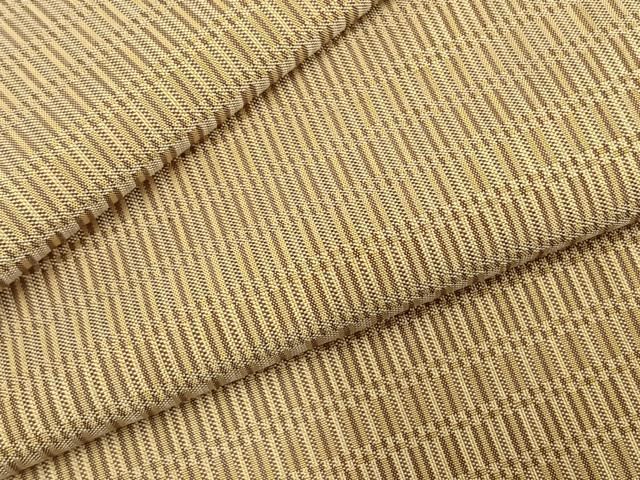 平和屋着物 山下八百子 本場黄八丈 紬 市松綾織 正絹 fy