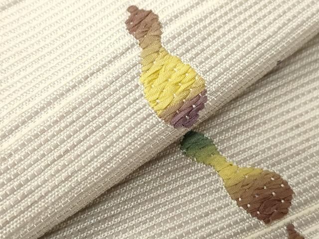 九寸名古屋帯 唐織