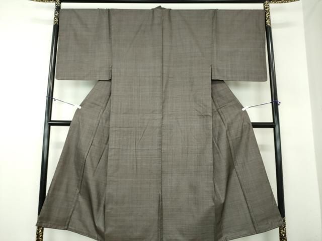 平和屋着物 男性 本場大島紬 アンサンブル 長羽織 120亀甲 総詰め 恵純雄作 証紙付き 正絹 ps