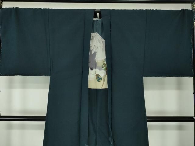 濃紺地 正絹