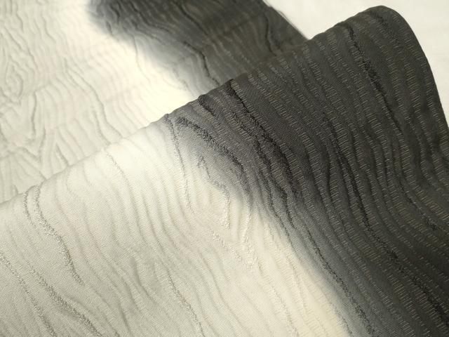  平和屋着物 全通柄袋帯 ふくれ織 杢目文 金通し地 正絹 dy 袋帯 帯