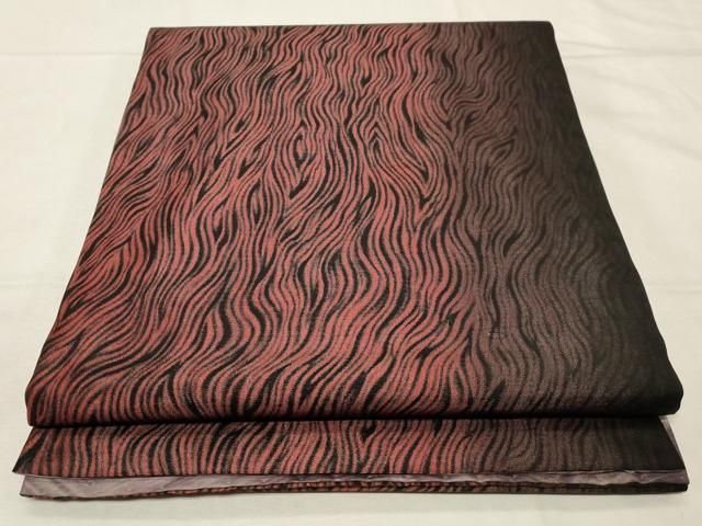 平和屋着物 両面 全通柄 京袋帯 紬地 吉祥文 金彩 正絹 dy