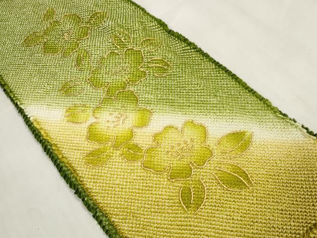 平和屋着物○和装小物 帯締め・帯揚げセット 振袖用 総絞り 草花文 暈