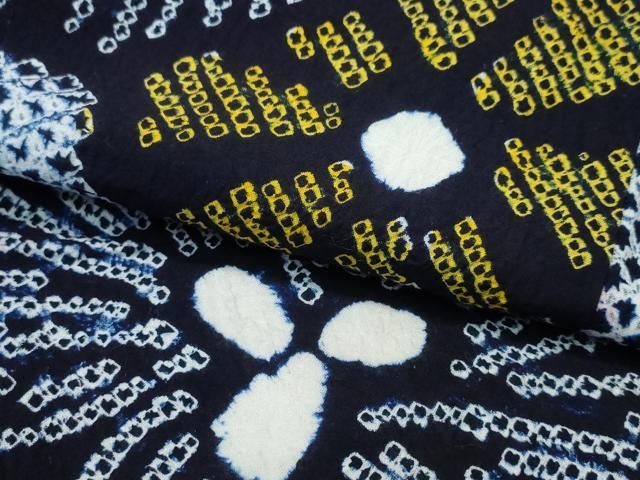 有松鳴海絞り たんぽぽ花文