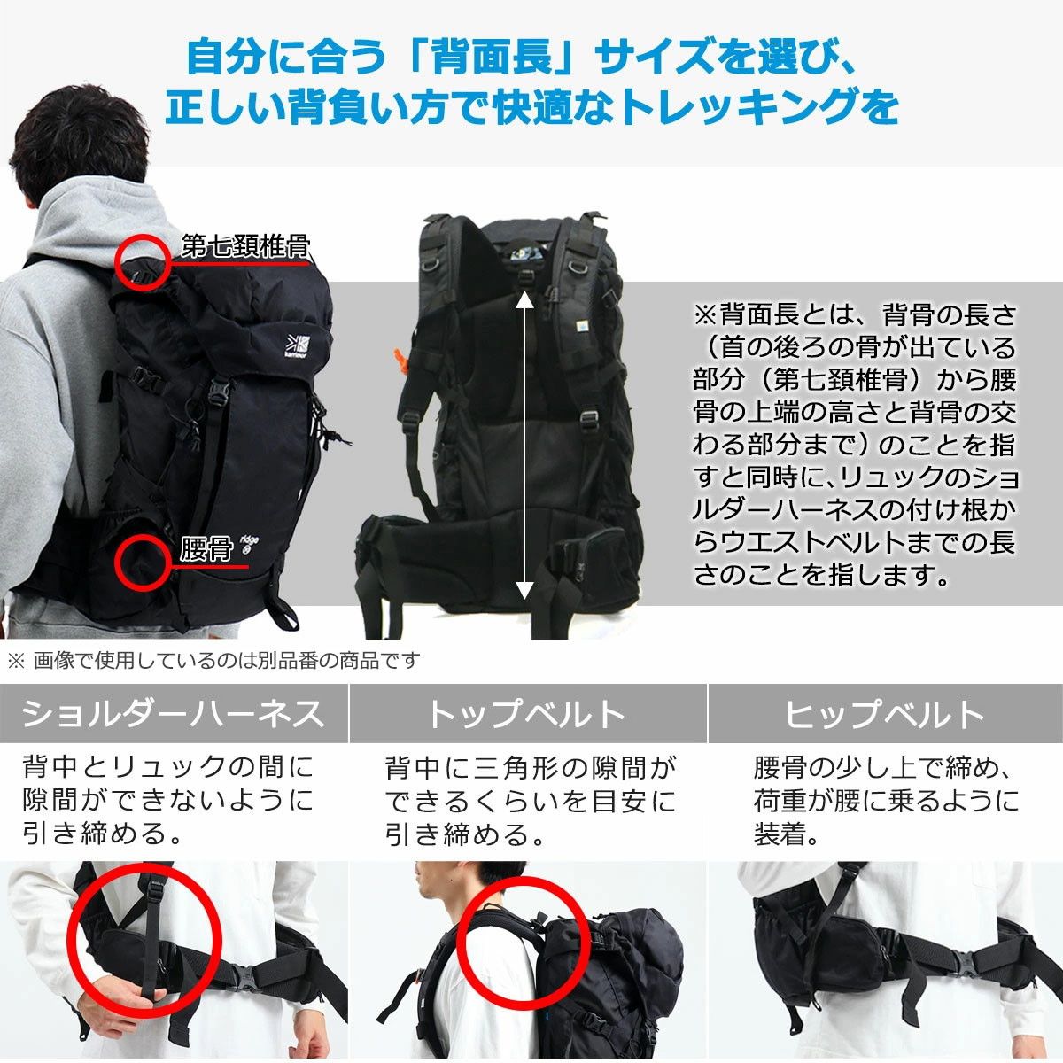 カリマー リュック メンズ レディース 大容量 黒 KARRIMOR リュック 